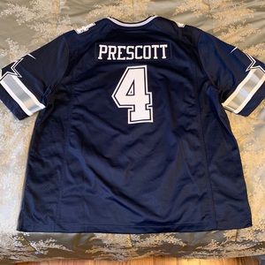 Authentic NFL #4 Dak Prescott Cowboys Jersey